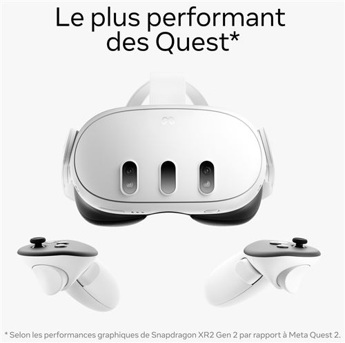 Support Mural pour Meta Quest 3 & Manettes - Blanc